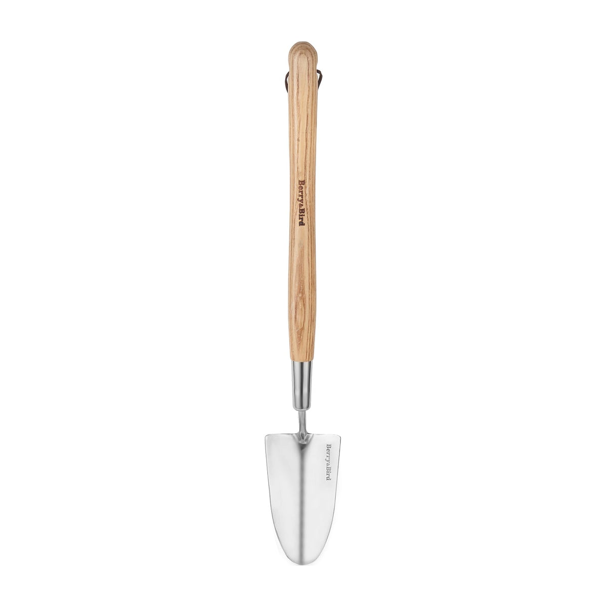 Stainless Steel Gardening Trowel, 23.43in Ash Wooden Long Handle
