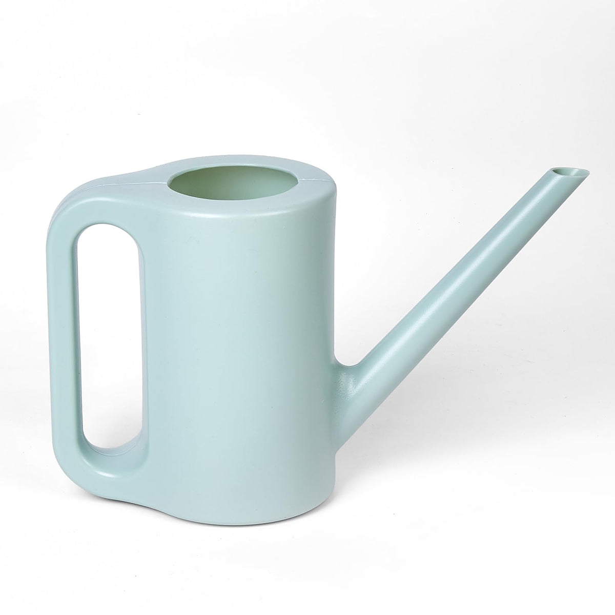 Plastic Watering Can - for Indoor and Outdoor Home Garden Plants - with Long Spout - Green - 1/4 Gallon