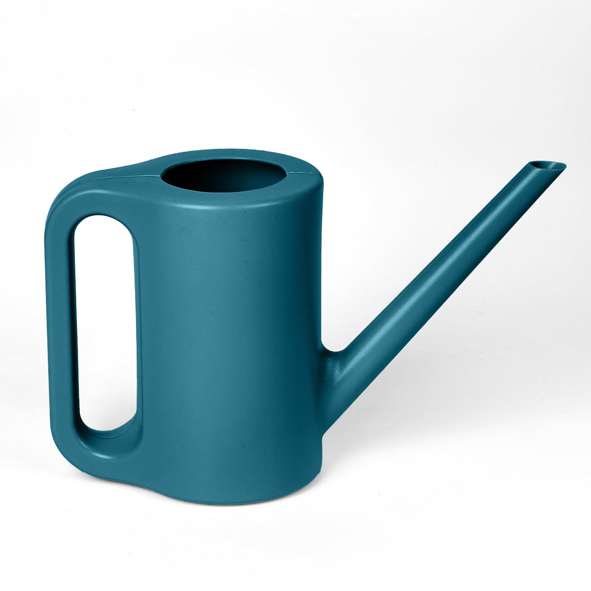 Plastic Watering Can - for Indoor and Outdoor Home Garden Plants - with Long Spout - Green - 1/4 Gallon