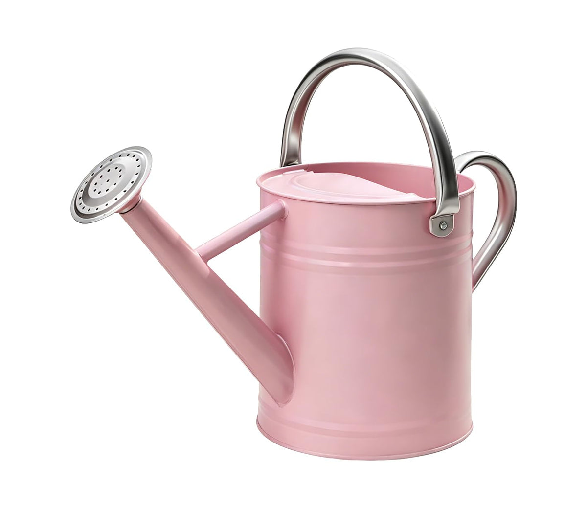 Metal Watering Can for Outdoor Plants, Watering Can Decor 1 Gallon (Green)