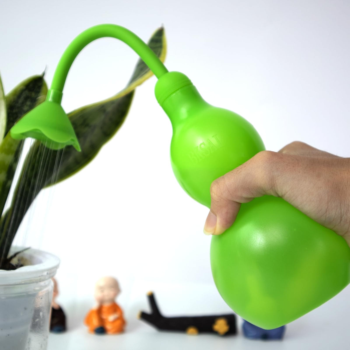 BKSAI Squeeze Bottles for Plants, 11oz, 325ml Small Watering Can for Succulent, Muti-Function Squirt Bottle for Seedling Watering, Wash, Tattoo, Khaki