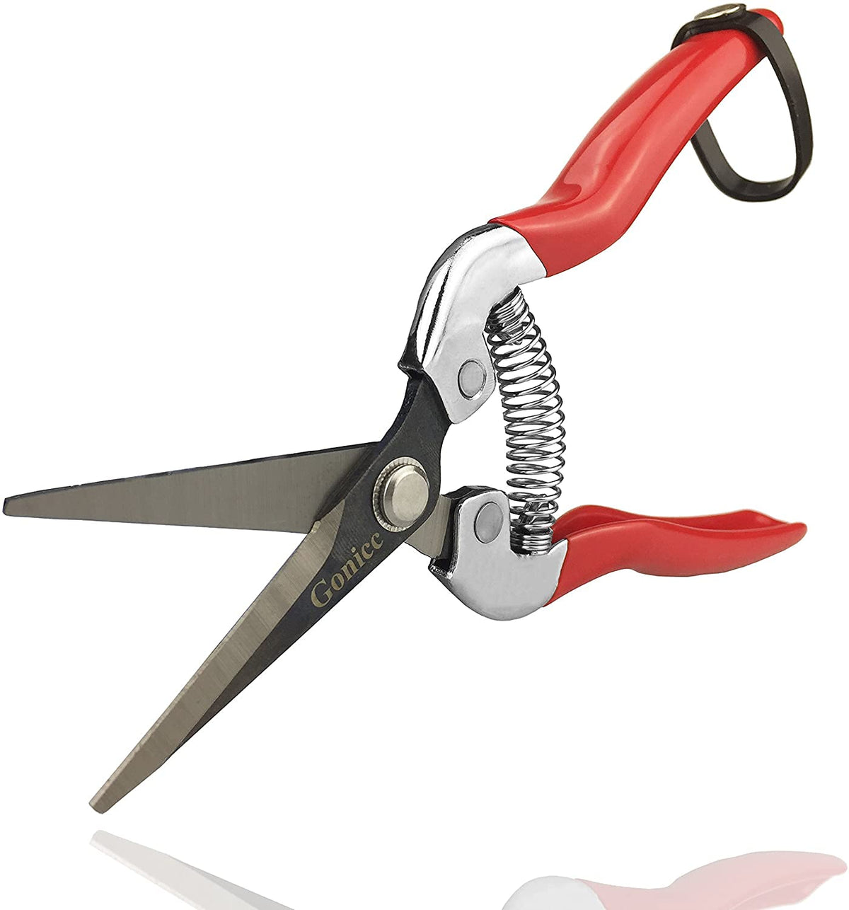 gonicc 8" Professional Ratchet Anvil Pruning Shears (GPPS-1011)