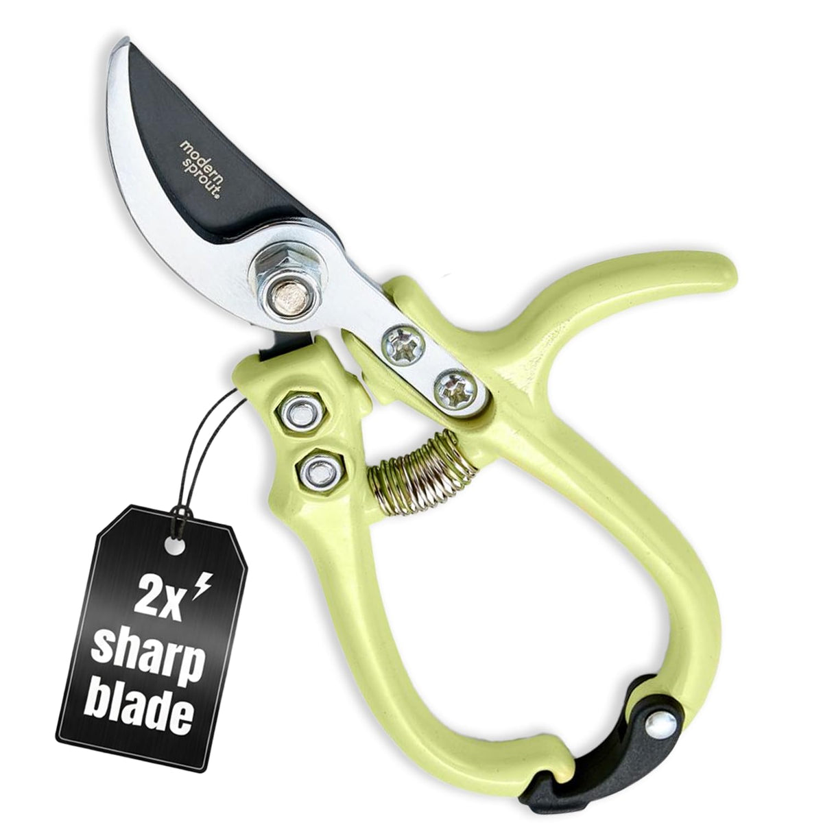 Modern Sprout Bypass Hand Pruners - Scissors - Gardening Tools - Ocean