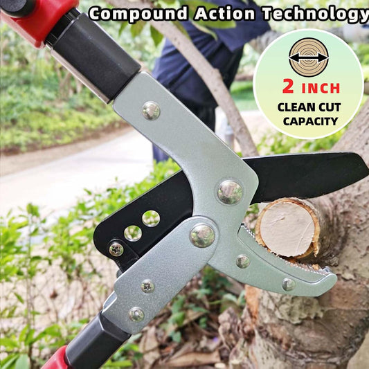 YRTSH Loppers Branch Cutter Heavy Duty Tree Trimmer with Compound Action