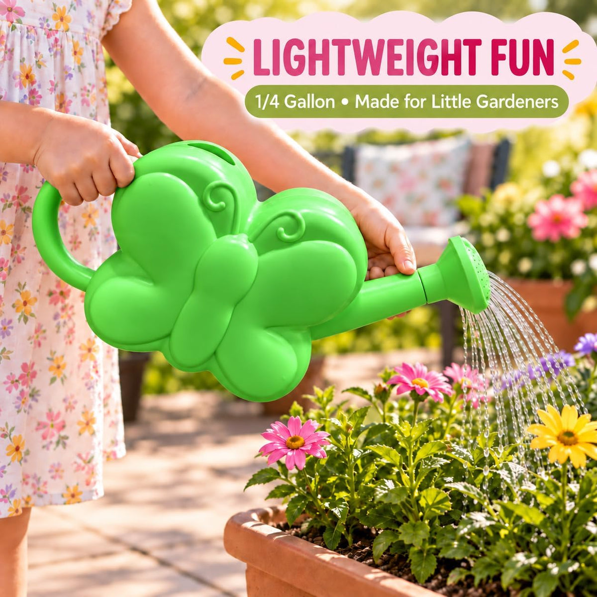 Small Watering Can, 1/4 Gallon,for Indoor Plants,Green