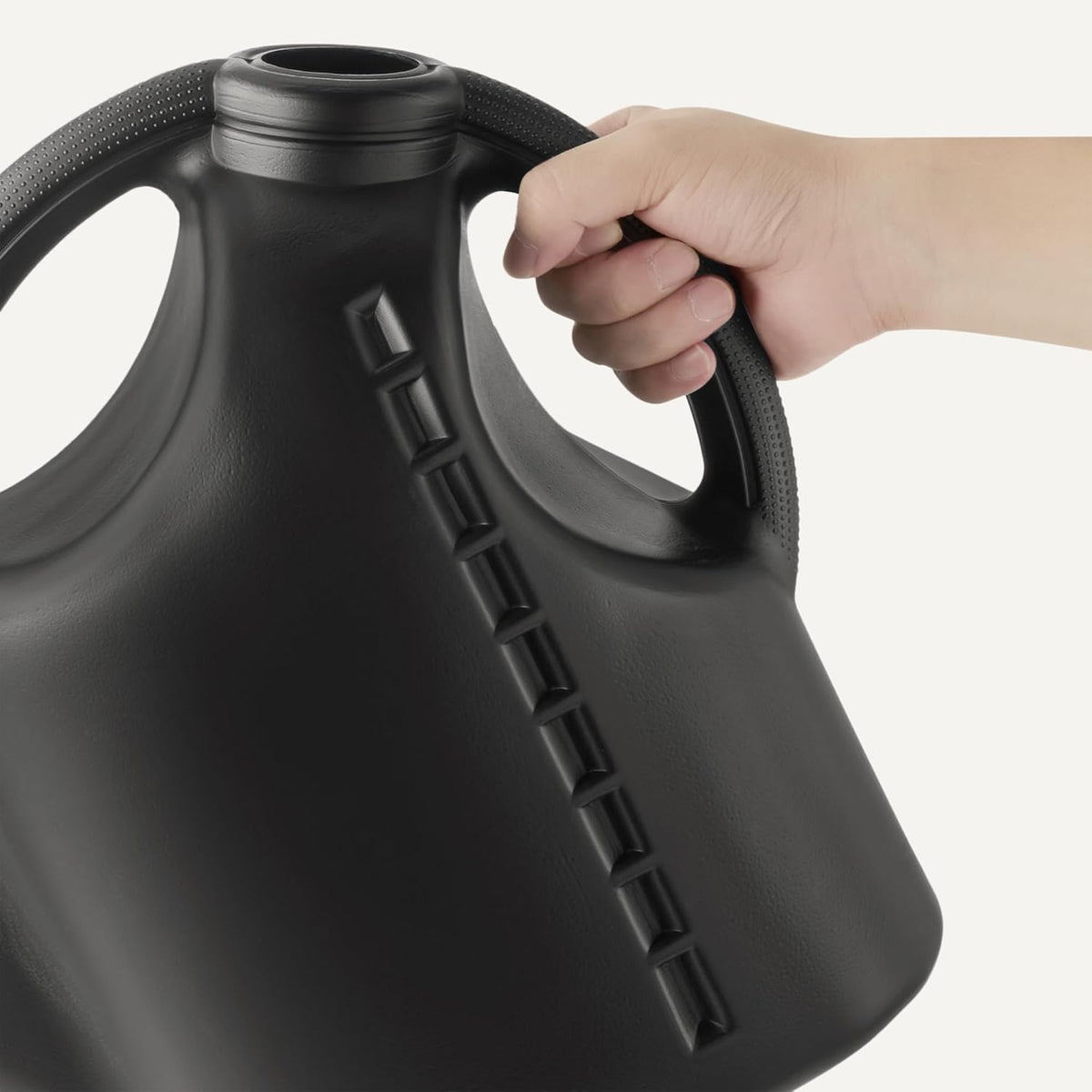 Amazon Basics, Watering Can, Black, 2.64 Gallon Capacity