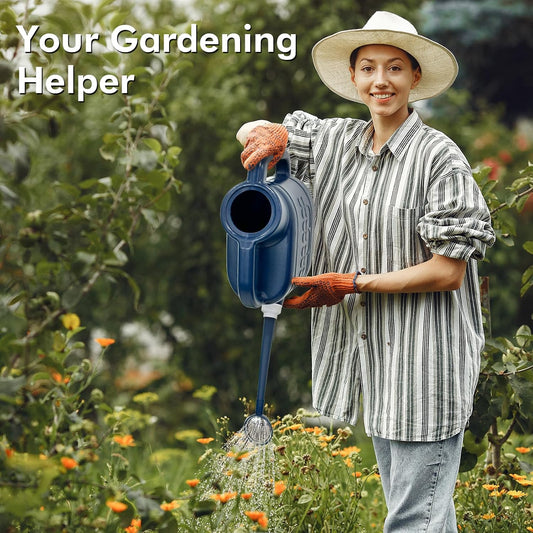 2 Gallon Watering Can, Outdoor Watering Can, Long Spout Large Water Can