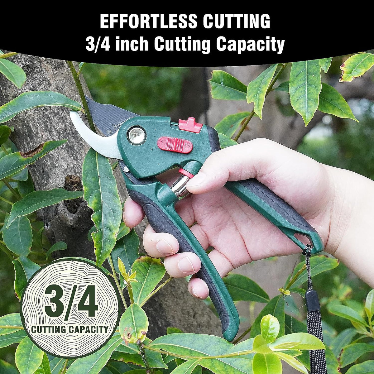 GARTOL 3-Piece Garden Tool Set - Bypass Lopper, Hedge Shears, Pruning Shears with Telescopic Aluminum Handles, Extendable Heavy-Duty Branch Cutters, Garden Clippers for Branches, Shrubs, and Hedges