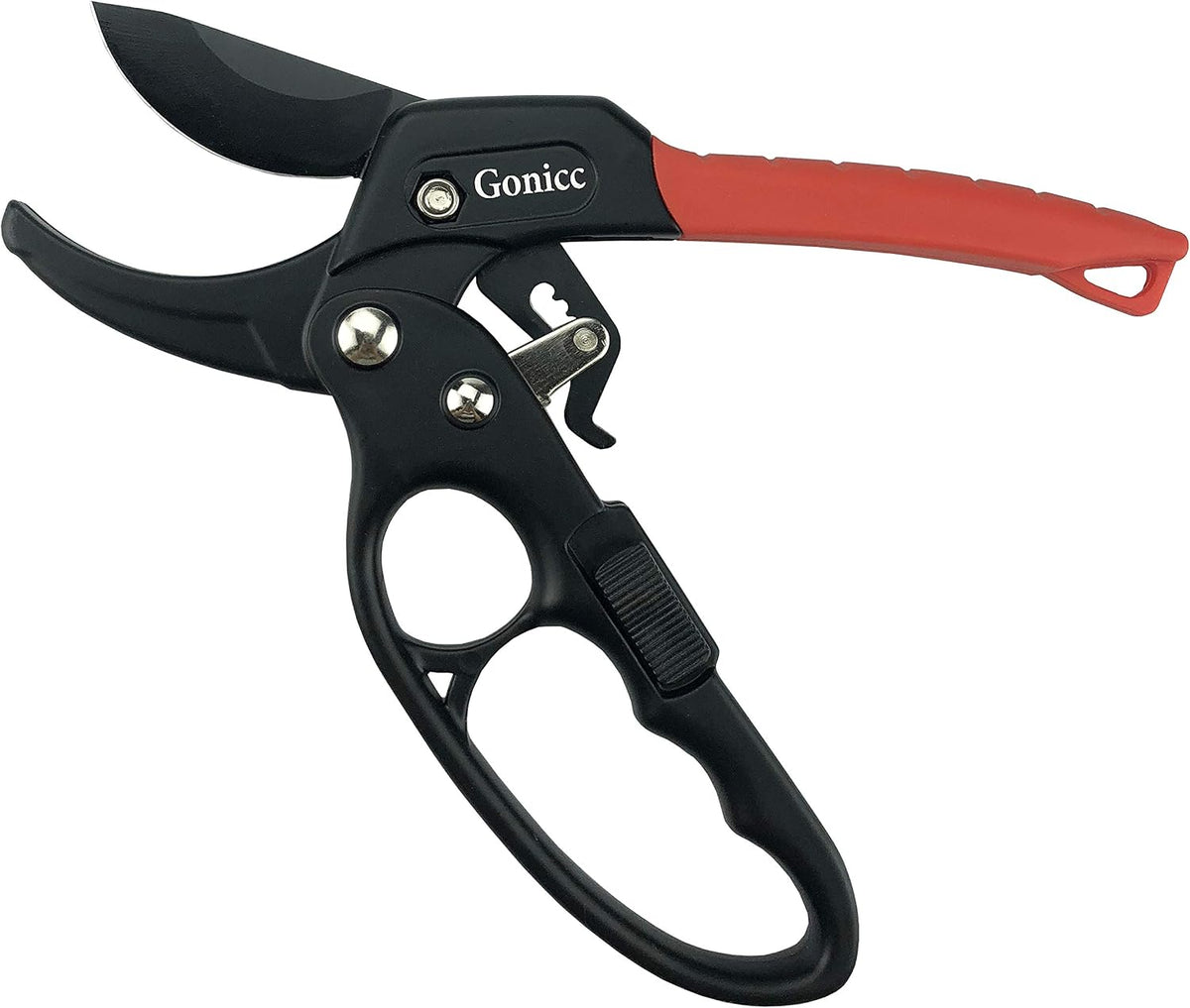 gonicc 8" Professional Ratchet Anvil Pruning Shears (GPPS-1011)