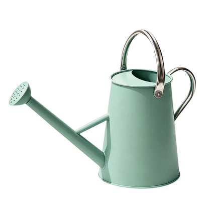 1.5 Gallon Metal Watering Can for Outdoor Plants, Large Watering Can, Black