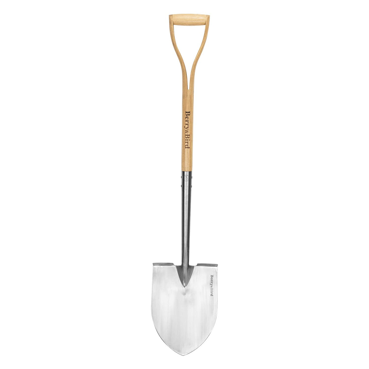 Stainless Steel Gardening Trowel, 23.43in Ash Wooden Long Handle
