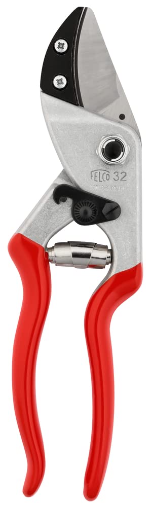 Felco F2 Pruning Shears – 9.25" Swiss-Made Garden Clippers for Professional Pruning | Hand Pruners for Gardening | Garden Tool Cutter with Precision Bypass Blade, Aluminum Body, Replaceable Parts