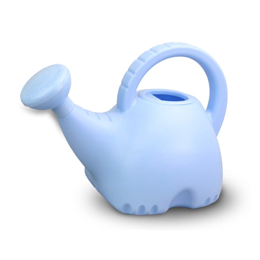 LOYUYU 0.4 Gallon Plastic Watering Can Small Lightweight Cute Indoor Outdoor Garden Plants, Adult Elephant Watering Can STYLE1: Pink