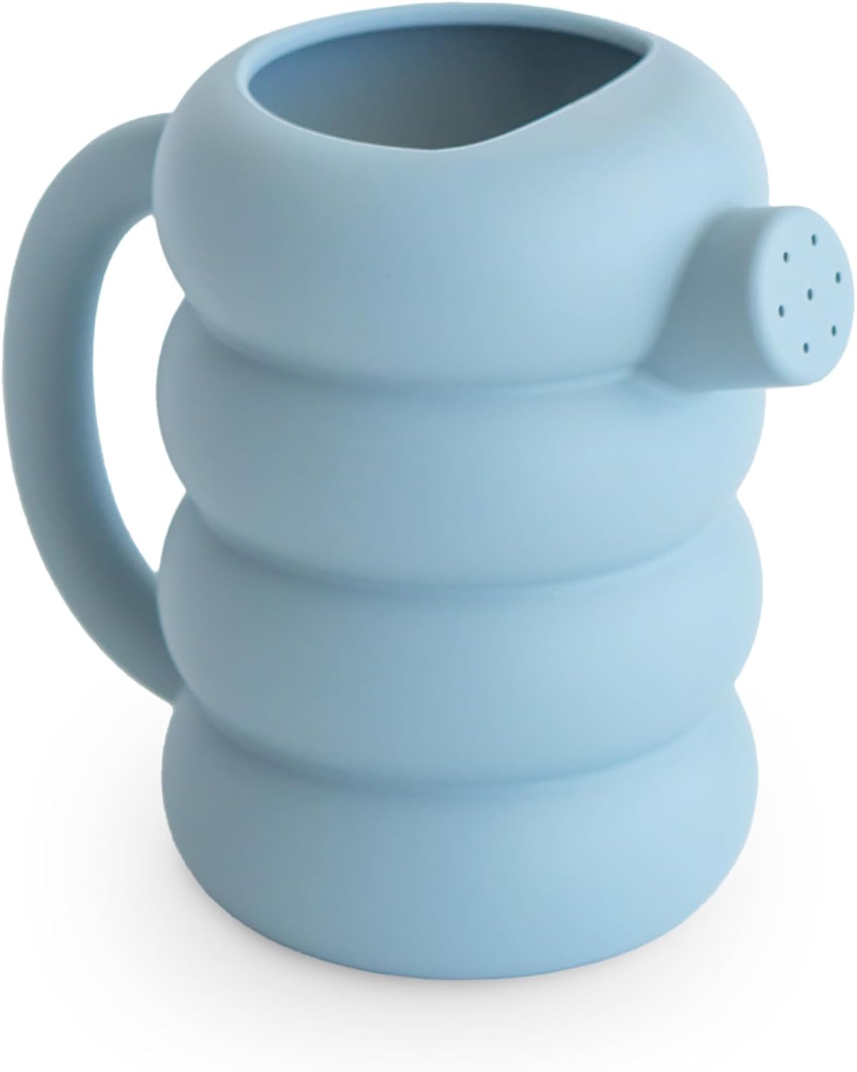 mushie Silicone Watering Can | Bath and Outdoor Play (French Blue)