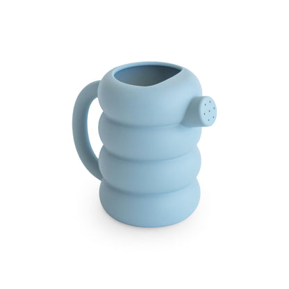 mushie Silicone Watering Can | Bath and Outdoor Play (French Blue)
