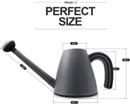 Indoor Plant Watering Can Long Spout for House Plants 2L/67oz Gray