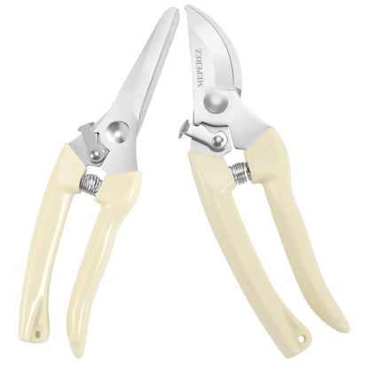 Premium Germany Pruning Shears, 4x Cutting Power Trimming, Garden Clippers 1-Inch Cut Capacity, Best Gardening Gifts, Easy to use Gardening Tools, Arthritis Weak Hand Snips