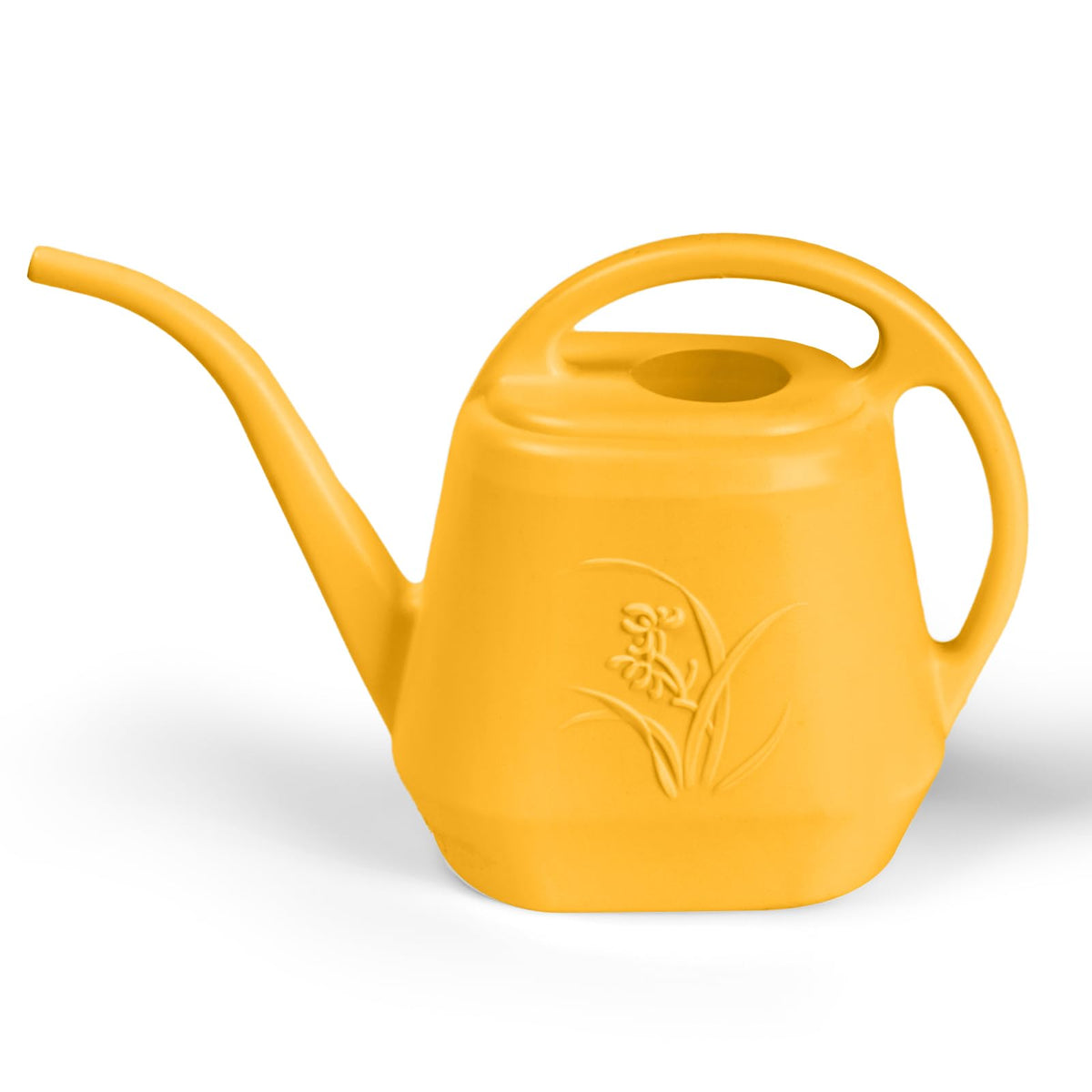 ZXJ Plant Watering Can - for Indoor and Outdoor Home Garden Plants - with Long Spout - Coffee Color - 1/2 Gallon