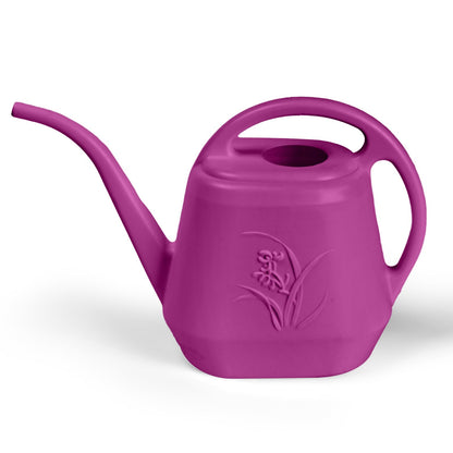 ZXJ Plant Watering Can - for Indoor and Outdoor Home Garden Plants - with Long Spout - Coffee Color - 1/2 Gallon