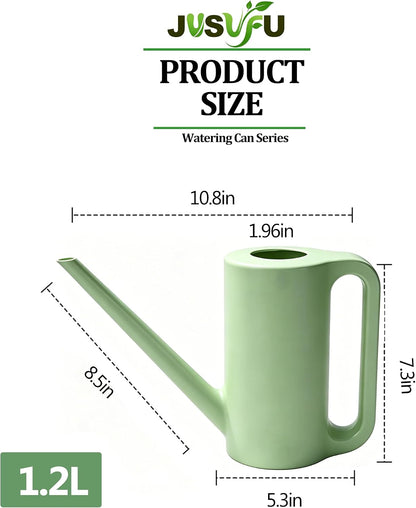 1.2L Watering Can for Indoor Plants,Long Spout (Light Greed)