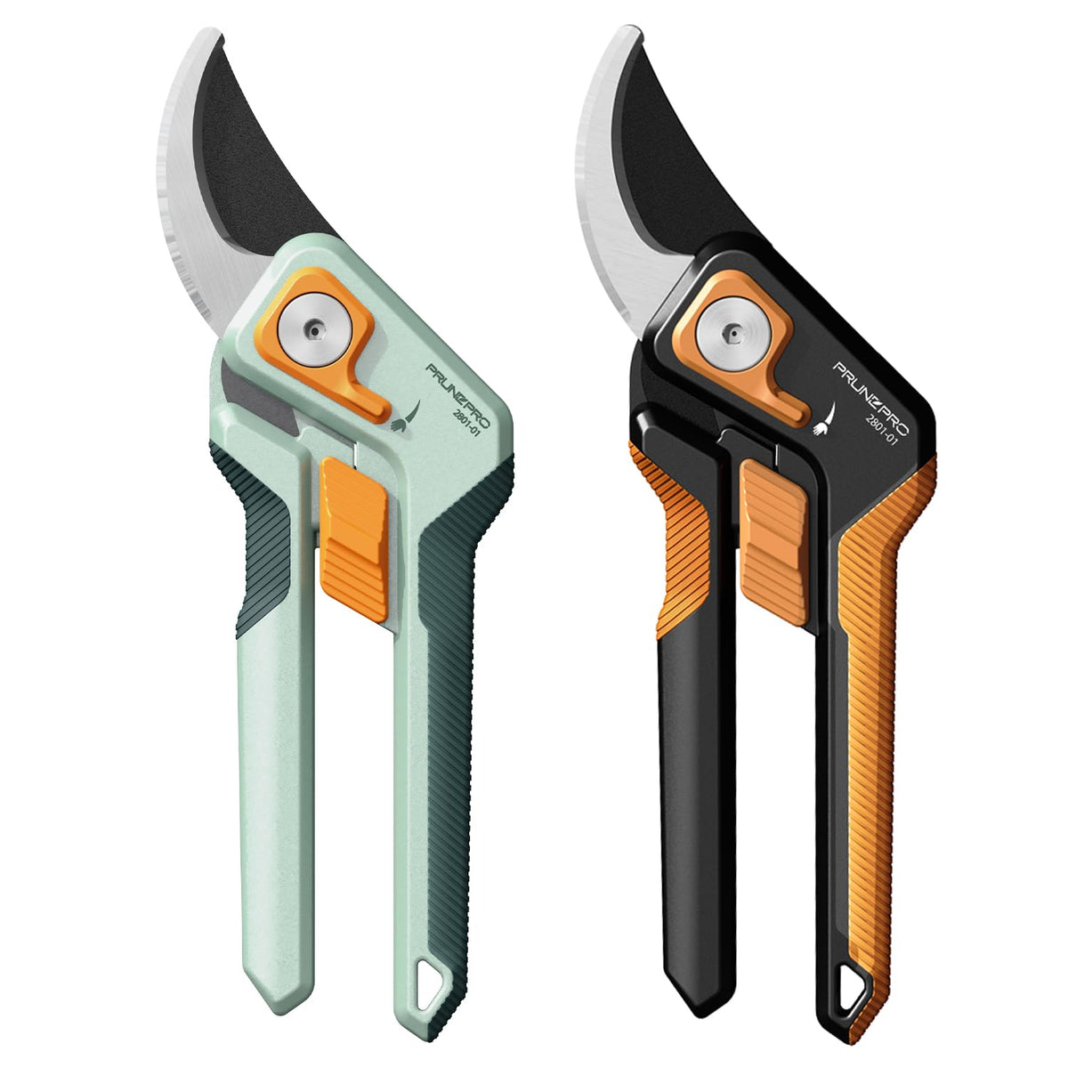 PrunePro® Pruning Shears Scissors Set Effortless Cut 1" Branches Clippers