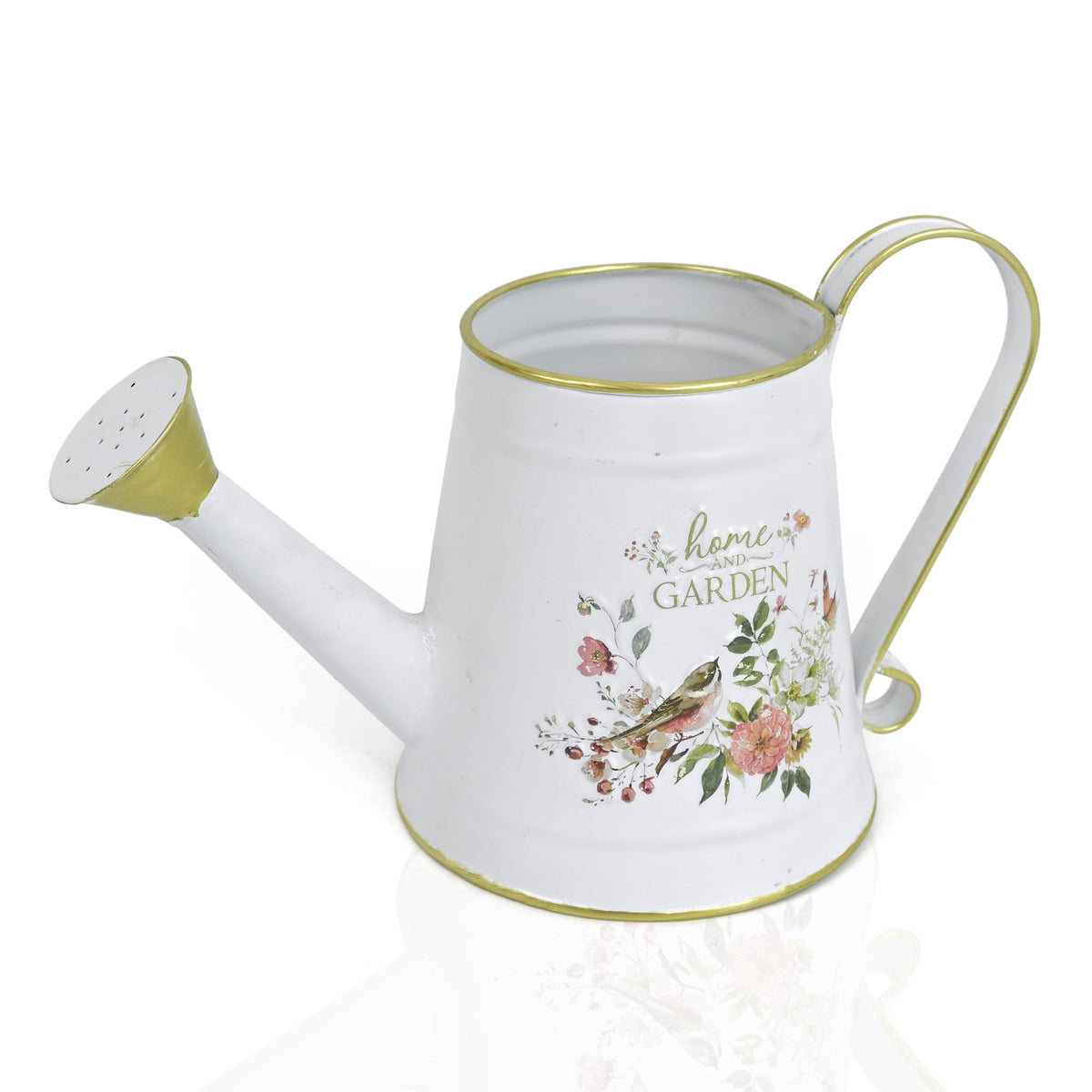 Cute Small Watering Can Indoor Plants Garden Metal Decorative Watering Cans for Outdoor Plants Bonsai Outdoor Garden Flower Decorative (Green, 1.5L, 50.7 Oz)