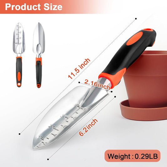 Garden Shovel Trowel with Measurement Gardening Shovel Hand Tools