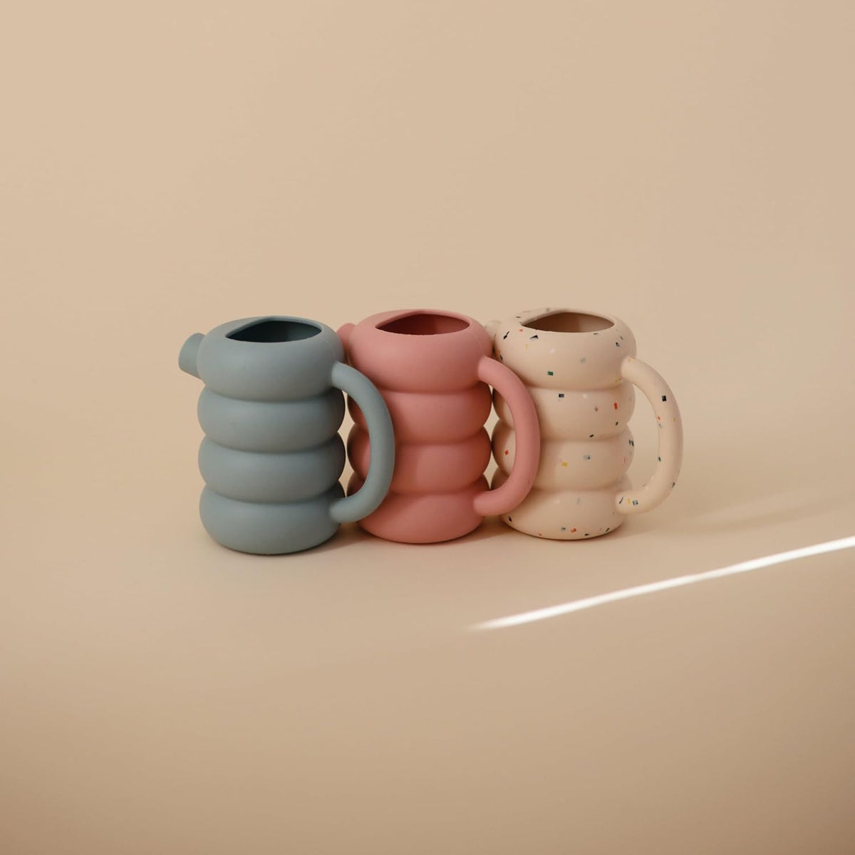 mushie Silicone Watering Can | Bath and Outdoor Play (French Blue)