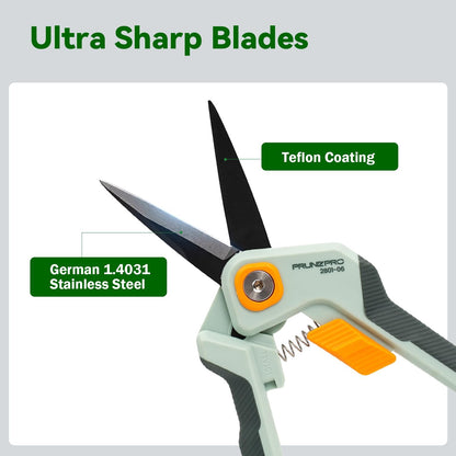 PrunePro® Pruning Shears Scissors Set Effortless Cut 1" Branches Clippers