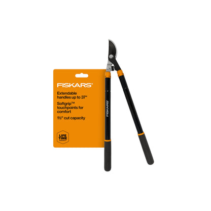 Fiskars 15” PowerGear Garden Anvil Loppers, Tree Trimmer, 1.25" Cuts