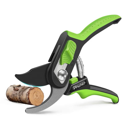 AIRAJ 8" Bypass Garden Shears,1.57”Cut Garden Scissors Pruning Shears Tools