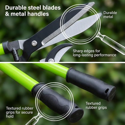 3-Piece Garden Pruning Tool Set, Lopper, Hedge Shears & Pruning Shears