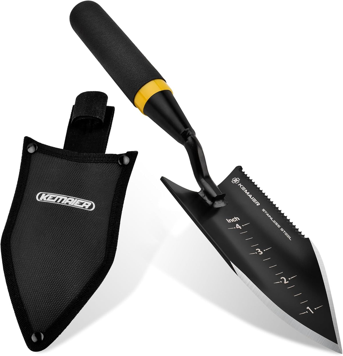 Kemaier Heavy Duty Gardening Hand Trowel - Stainless Steel Tool