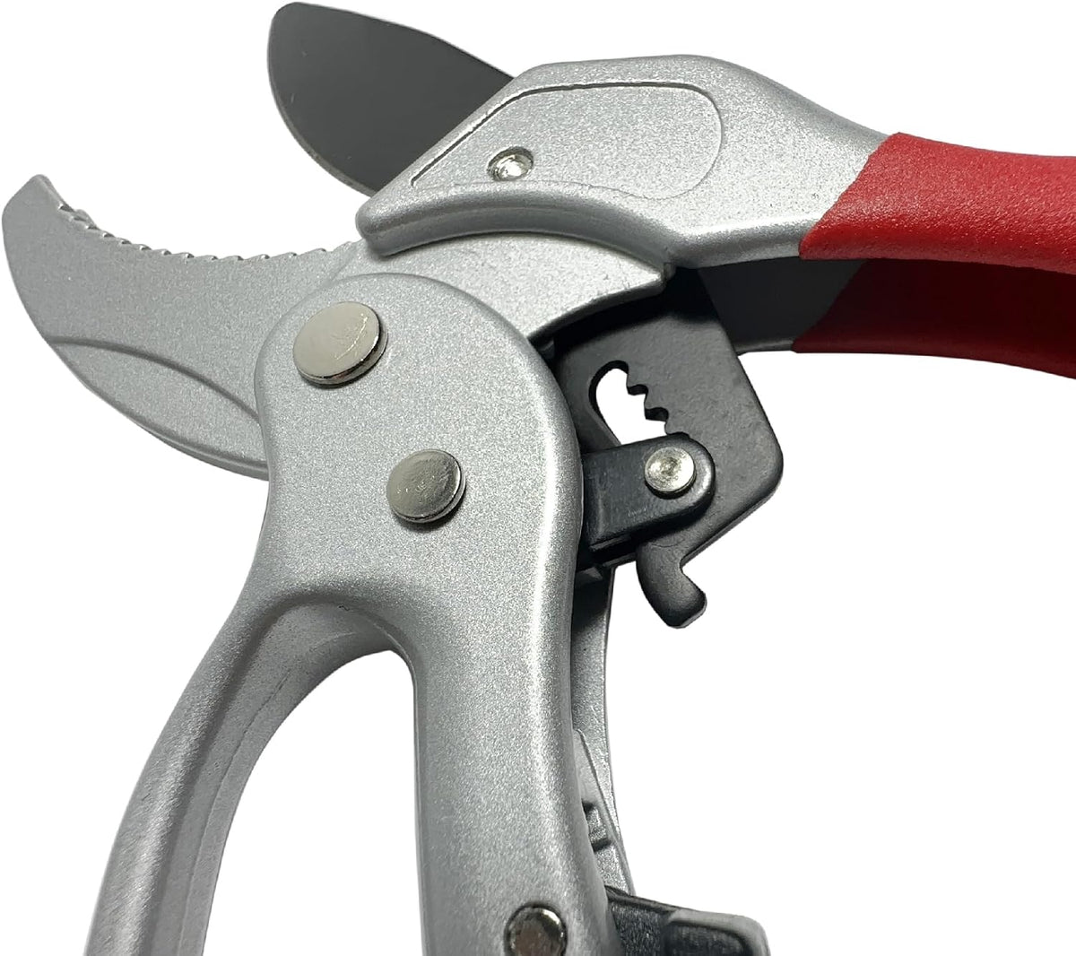 Ratchet Anvil Pruning Shears,Anvil Pruner For Gardening,Hand Pruners for Tree trimming,Carbon Steel Garden clippers, Garden Shear, Pruning Shear,Heavy Duty ratchet shears for Hardy branches,deadwoods