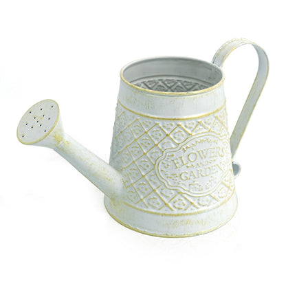 Cute Small Watering Can Indoor Plants Garden Metal Decorative Watering Cans for Outdoor Plants Bonsai Outdoor Garden Flower Decorative (Green, 1.5L, 50.7 Oz)