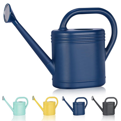 2 Gallon Watering Can for Indoor Plants, Garden Watering Cans for Outdoor Plant House Flower, Modern Plant Watering Can Large Long Spout with Sprinkler Head