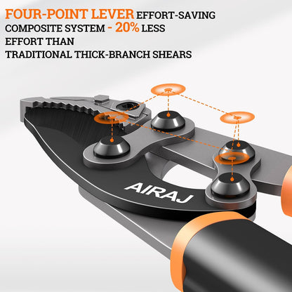 AIRAJ 18” Anvil Loppers for Tree Trimmer, Tree Branch Cutter Garden Tools