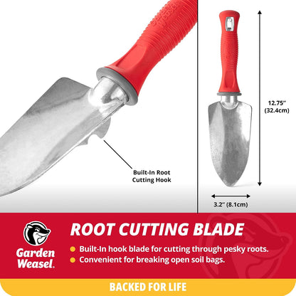 Garden Weasel Heavy Duty Trowel for Planting Digging Cultivating