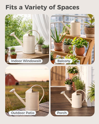 Bamworld 1 Gallon Watering Can Outdoor Indoor Plants Plastic Lightweight