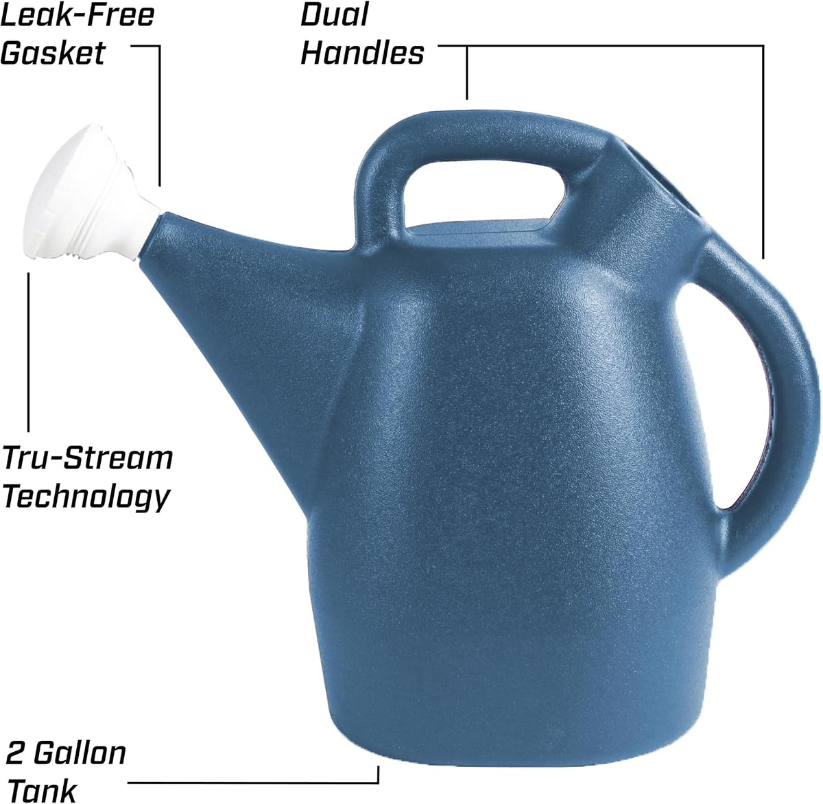 CHAPIN 48010 2-Gallon Watering Can, Drip-Free Spout for Clean Pour