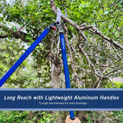 Hickok Heavy Duty Loppers for Tree Trimming – 36" Branch Cutter & Pruning Shears with Long Handle | Lightweight Aluminum Tree Trimmer | Professional-Grade Pruner Made in USA